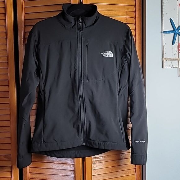 North Face Jacket Coat M Apex Soft Shell Summit Series Windwall, black - Picture 1 of 7